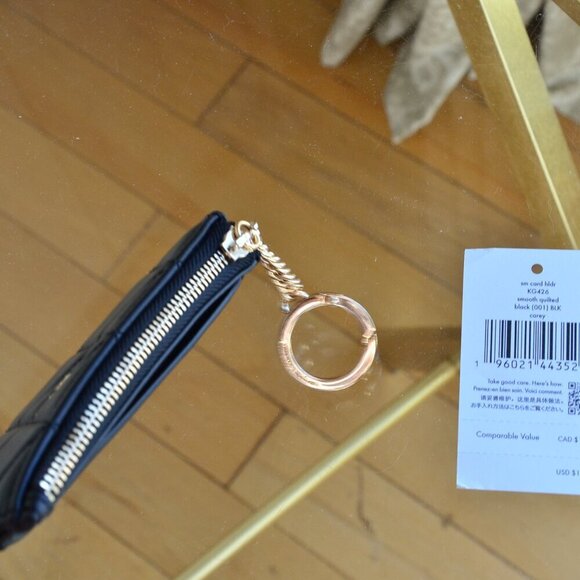 Kate Spade KG426 Carey Small Card Holder Black - Picture 4 of 5